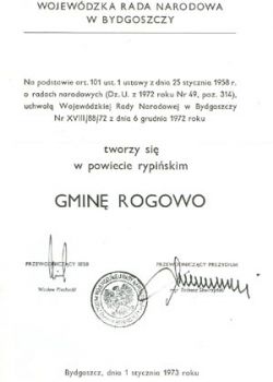 UTWORZENIE GMINY